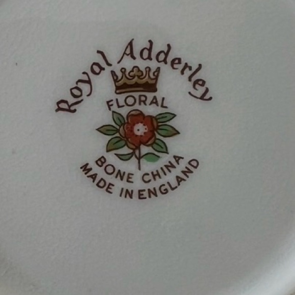 Vintage Royal Adderley Fish Mini Plates– Set of 6 – Bone China – Made in England - Picture 9 of 9